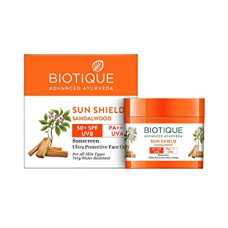 Sun Shield Sandalwood 50+SPF (50Gm) – Biotique